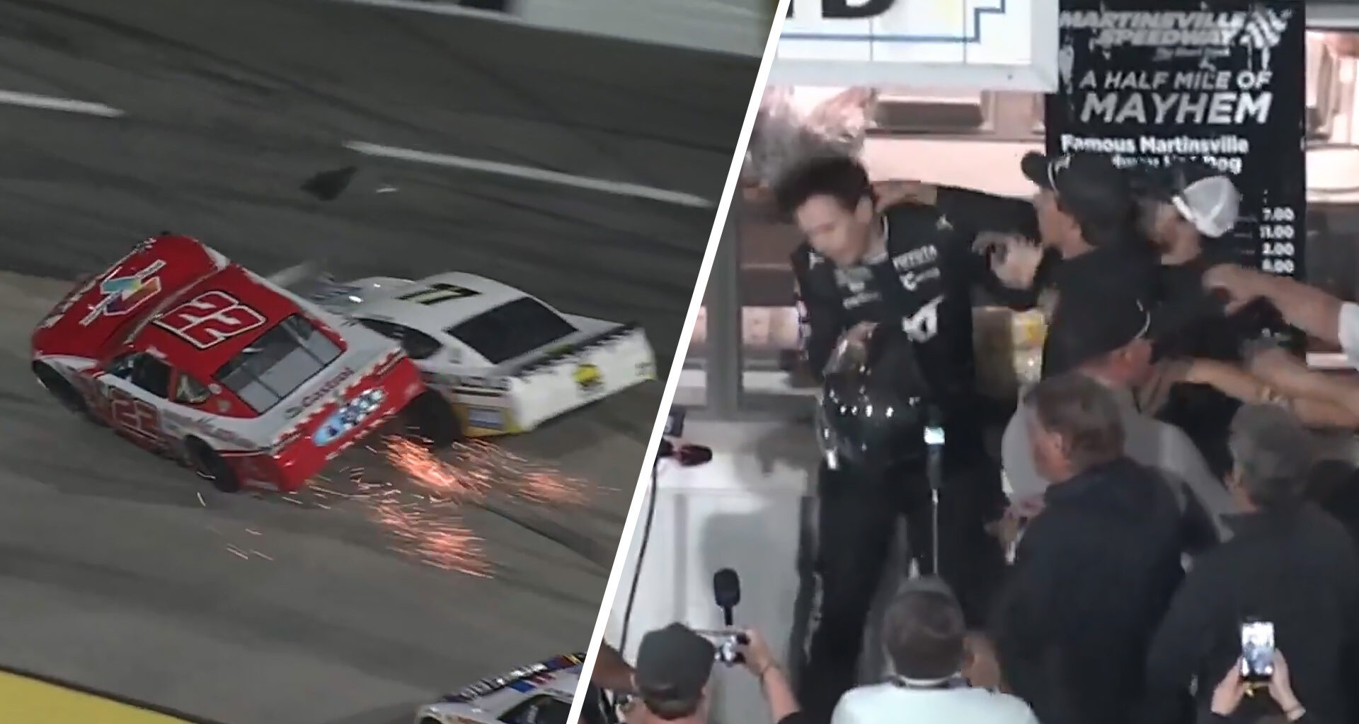 NASCAR news: Denny Hamlin calls for ban after Corey Heim attacked at Martinsville hot dog stand