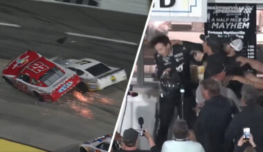 NASCAR news: Denny Hamlin calls for ban after Corey Heim attacked at Martinsville hot dog stand
