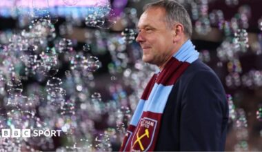 Ludek Miklosko is applauded by fans before West Ham's match against Liverpool in December 2024