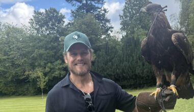 Eagle chicks named by Sam Heughan and Judi Dench take flight