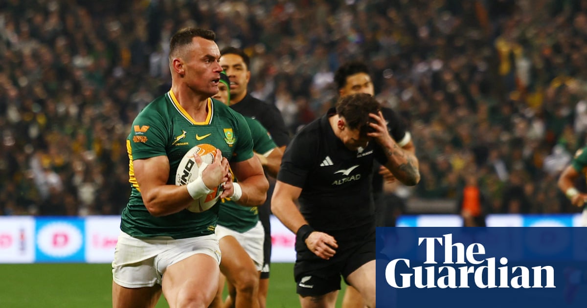 Kriel and Marx tries help South Africa power past All Blacks to take series lead | Rugby union