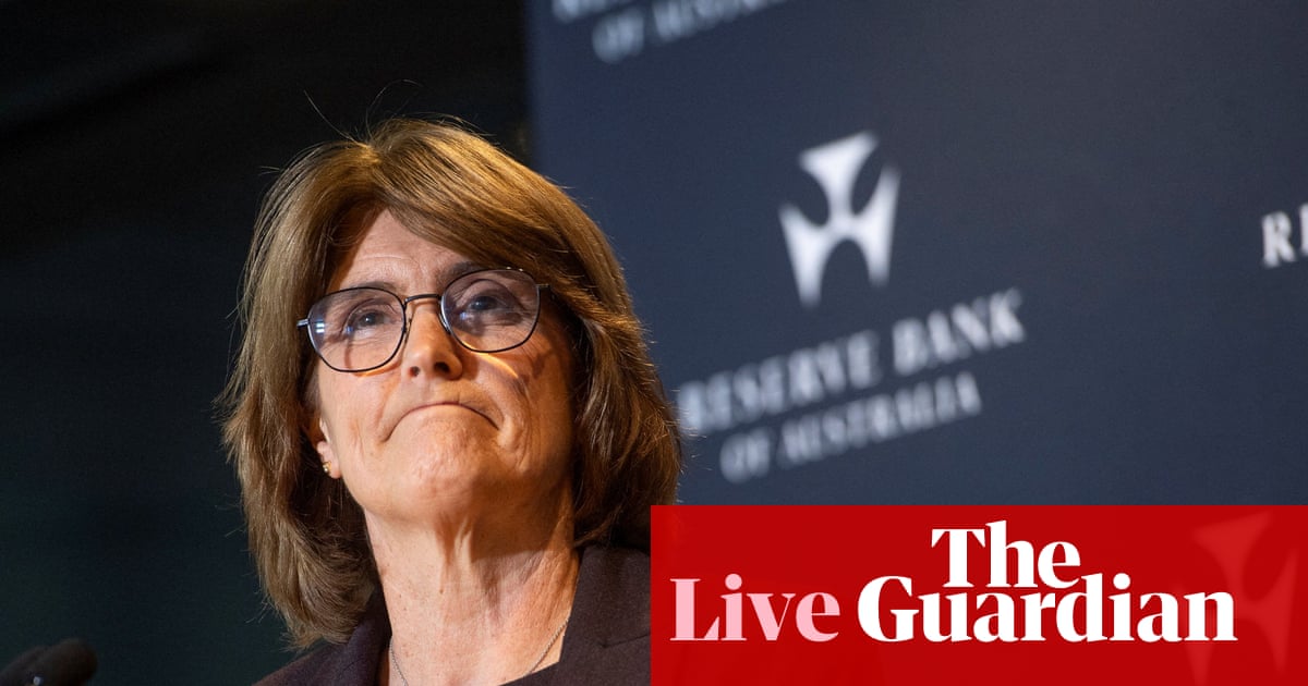 Australia news live: Bullock says interest rates will be hiked again ‘if that’s what’s needed’; Angus Taylor says ‘this is a dark day’ after RBA decision | Australia news