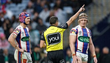 Phoenix Crossland gets four-match ban for hip-drop tackle on Nathan Cleary
