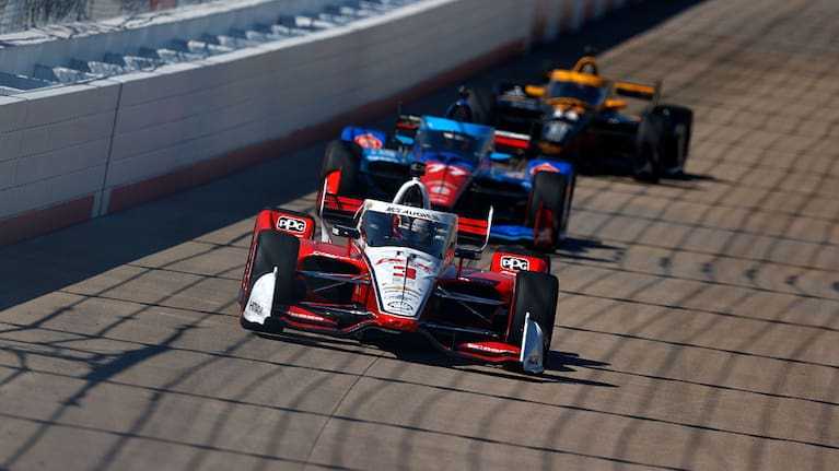 Scott McLaughlin, Team Penske Chevrolet during the NTT INDYCAR Series Borchetta Bourbon Music City Grand Prix  in Tennessee. (File photo)