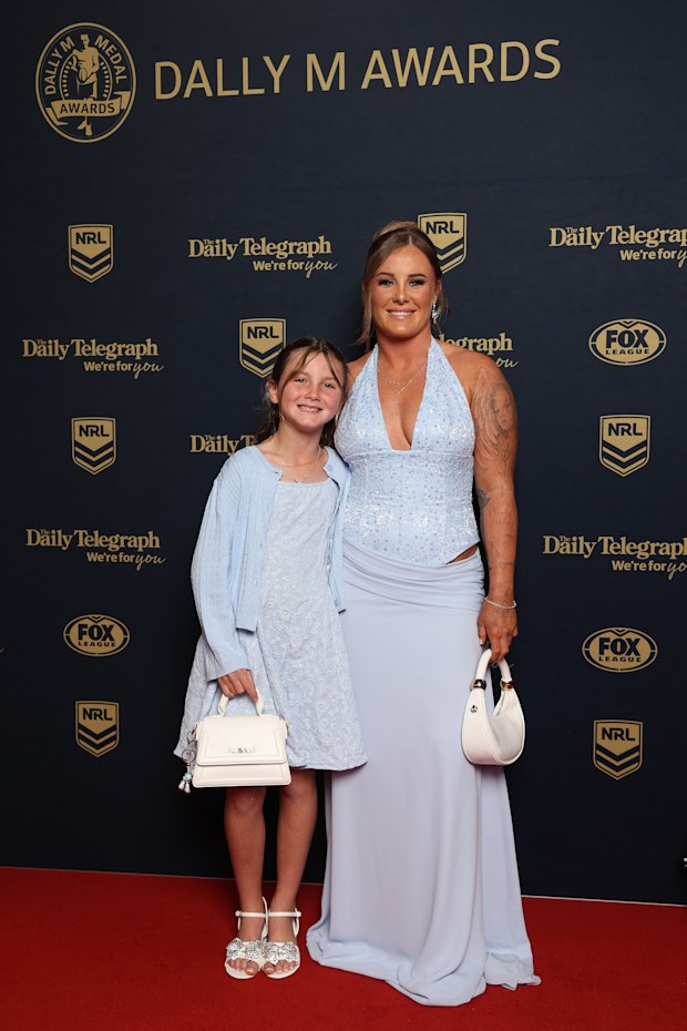 SYDNEY, AUSTRALIA - SEPTEMBER 30: Jayme Fressard of the Sydney Roosters arrives ahead of the 2026 Dally M Awards at The Cutaway, Barangaroo on September 30, 2026 in Sydney, Australia. (Photo by Mark Metcalfe/Getty Images)