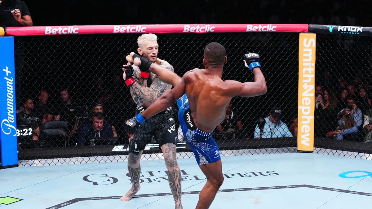 UFC Paris: Dan Hooker suffers first-round TKO loss to Salahdine Parnasse in main event