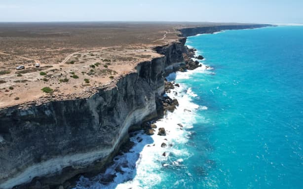 Limestone has been eroded over millions of years to form the cave systems.