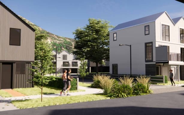 Plans for the Mt Iron Junction housing in Wanaka.