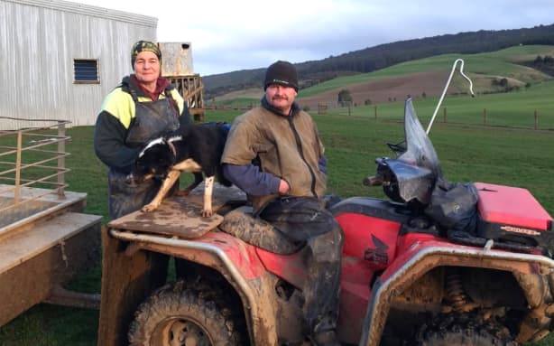 The relentless fight to protect farm and forest from destructive pests is taking its toll on residents in the Catlins, says farmer Rachel Napier, pictured with husband Craig.