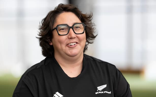 New head coach for the Black Ferns Whitney Hansen during training at NCIS, Wellington on 19 February 2026.
© Copyright image by Marty Melville / www.photosport.nz