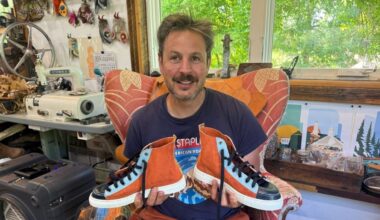 In a Colorado shed, a New Zealander is turning rubbish into shoes