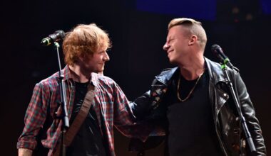 Macklemore dropped from Ed Sheeran’s US tour after ‘free Palestine’ speech