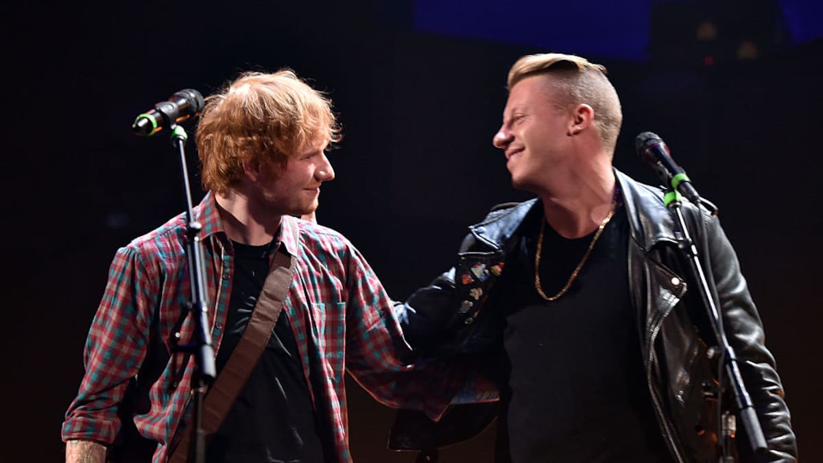 Macklemore dropped from Ed Sheeran’s US tour after ‘free Palestine’ speech