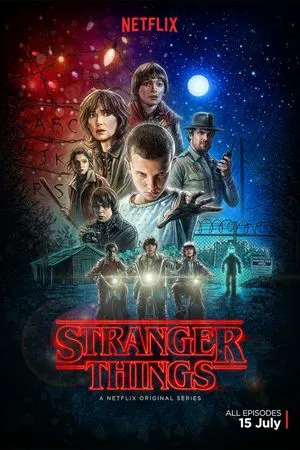tv show poster for Stranger Things