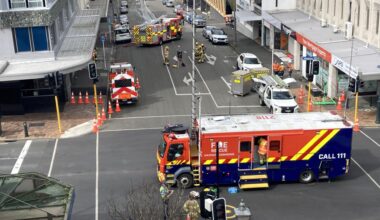 Roads reopen following reports of gas leak at Dunedin hotel