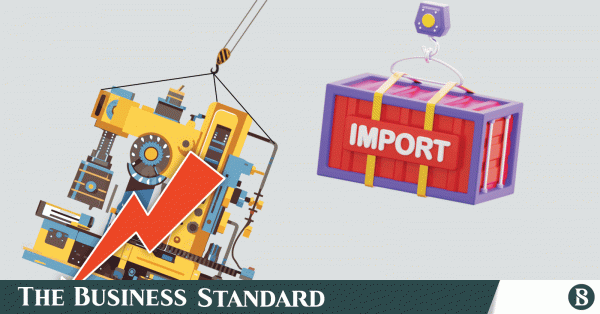 Capital machinery imports fall 45% in four years as industrial growth stagnates