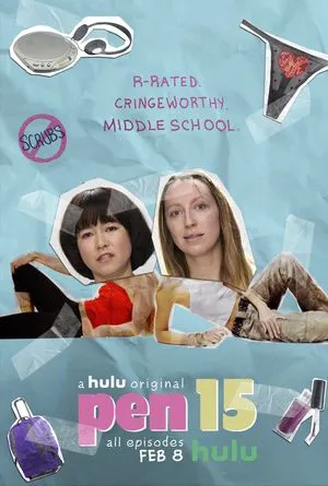 tv show poster for PEN15