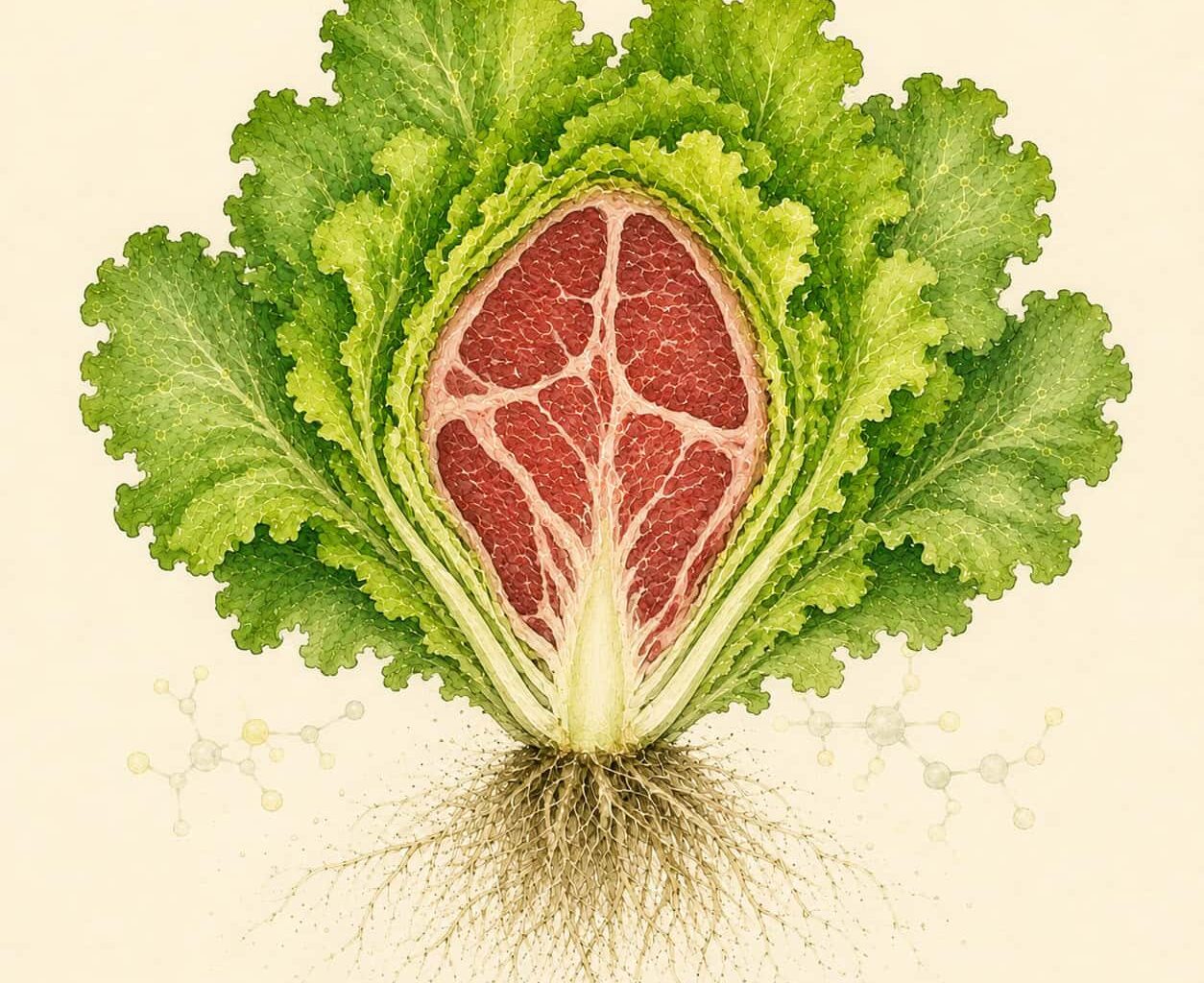 Scientists Have Engineered Lettuce and Tobacco to Make a Meat Protein