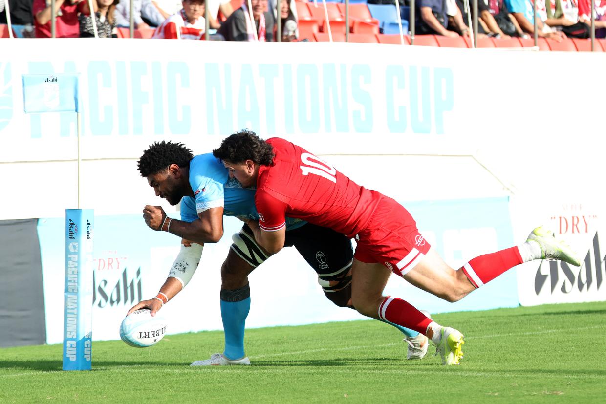 20-second try sets up Fiji’s 45-29 Pacific Nations Cup semifinal win - Stuff