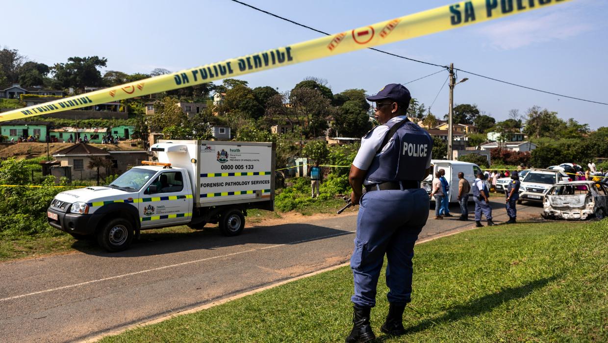 Separate mass shootings in South Africa townships leave at least 27 people dead - Stuff
