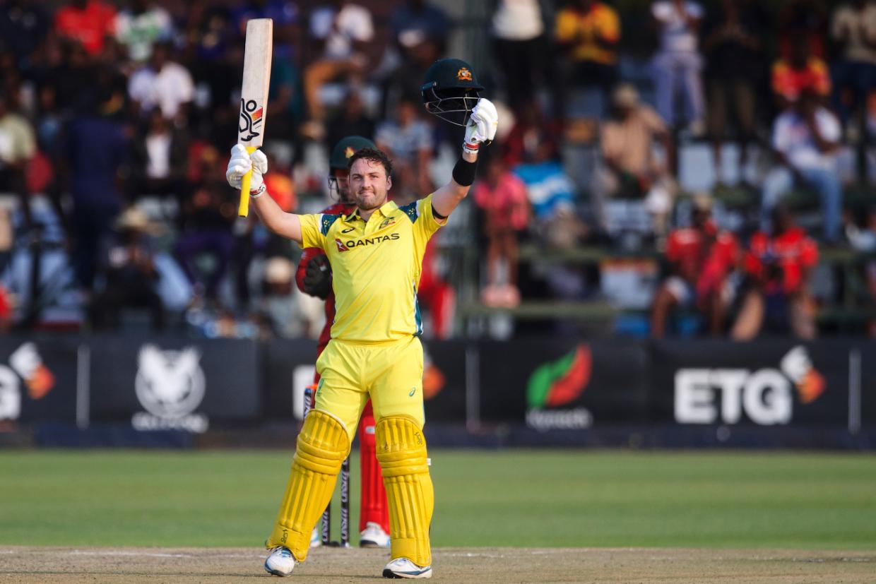 Australia completes cricket series sweep with one-wicket win against Zimbabwe in third ODI - Stuff