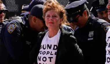 Watch: Oscar winner Susan Sarandon arrested amid protests over Netanyahu UN address - Stuff