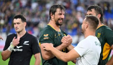 Eight wins in 10 tests tell the story of a changing All Blacks-Springboks rivalry - Stuff