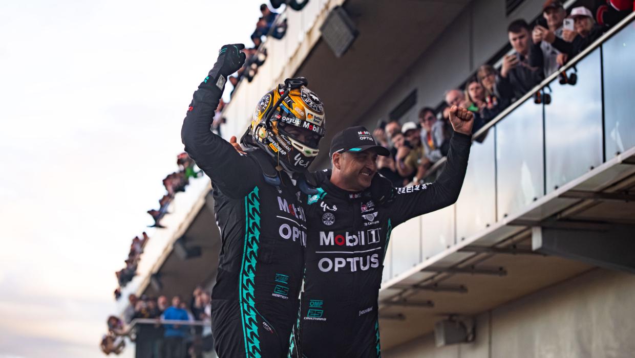 Fabian Coulthard delivers in the wet to win chaotic 500 with Chaz Mostert in Bathurst warm up - Stuff