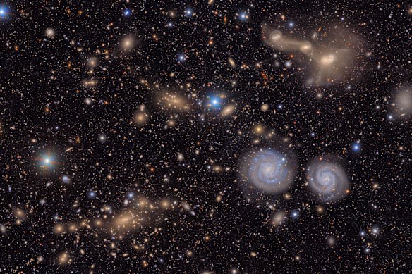The structure and speed of galaxies don’t make sense unless they contain far more mass and gravity than they appear to have.