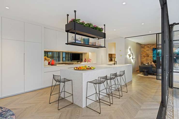 Bayleys agents Julie and Trent Quinton are selling their luxuriously renovated villa at 11 Elgin Street, in Auckland's Grey Lynn. Photo / Supplied