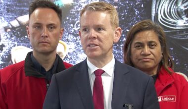 Full video: Chris Hipkins speaks after final pre-election fiscal update