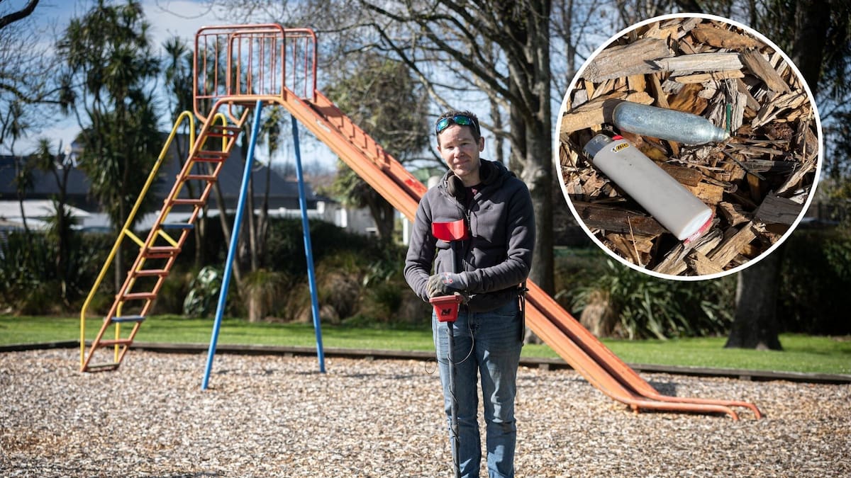 Christchurch playground: Small improvised explosive device found at Larch Reserve