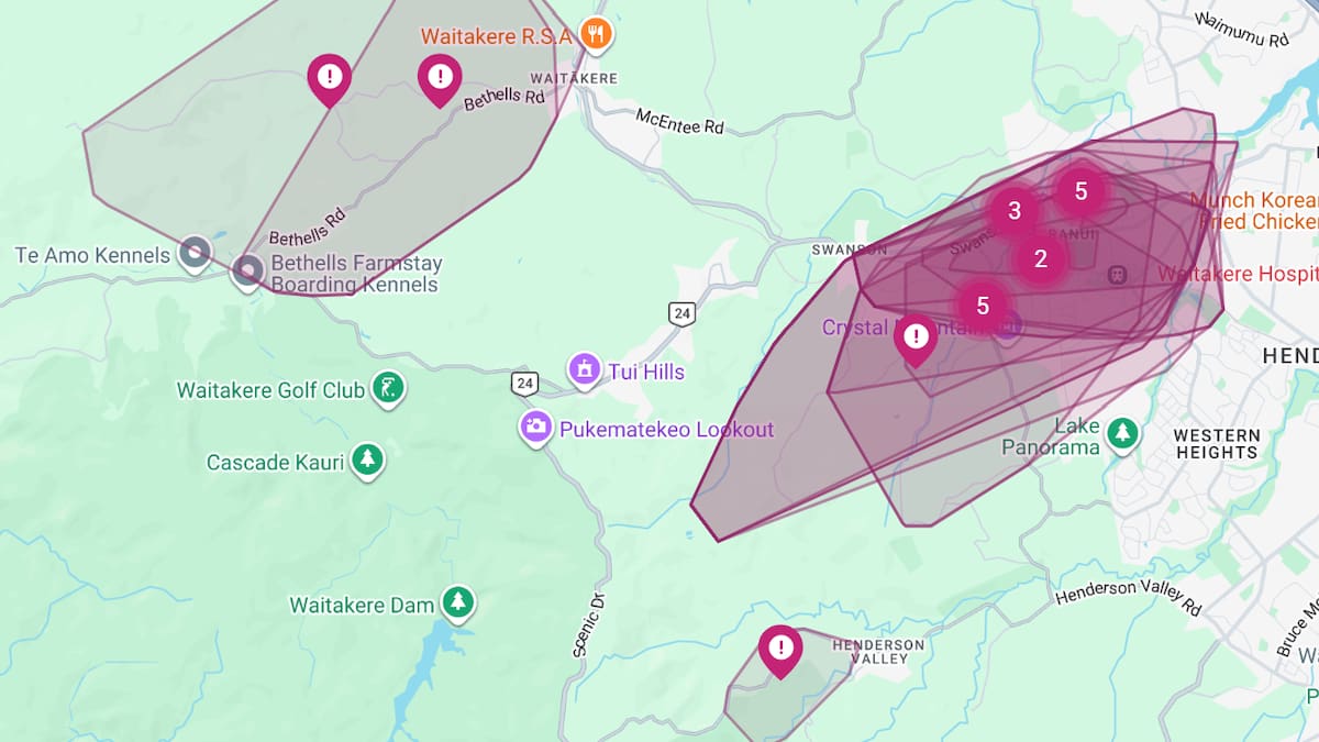 Swanson and Massey fibre outage caused by vandalism to Chorus network cables