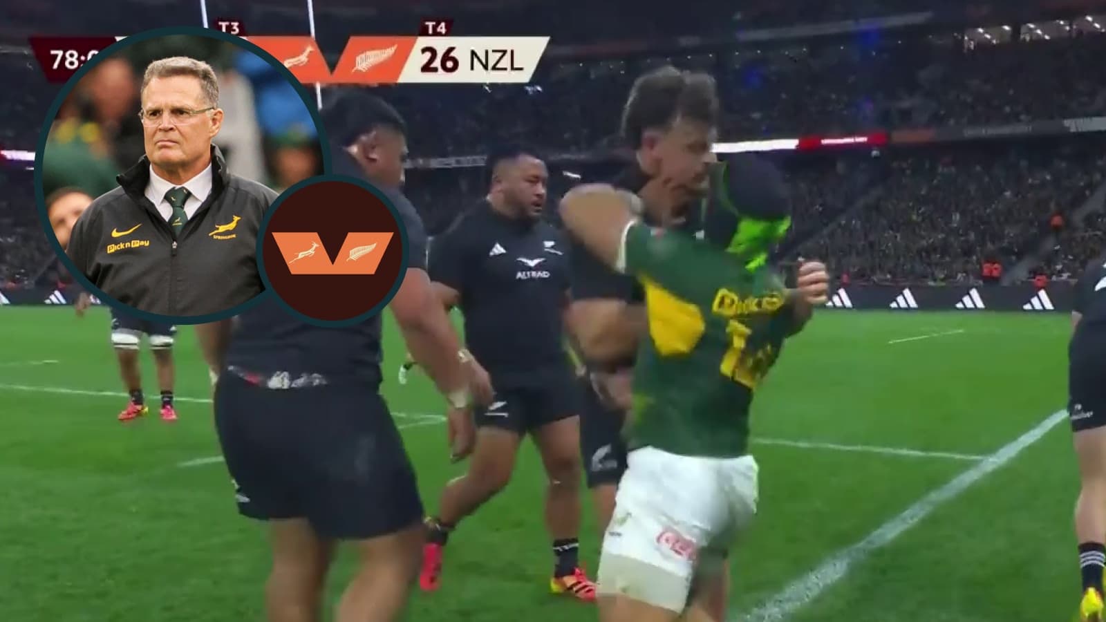 Cheslin Kolbe blasted for 'blatant thuggery' by outspoken pundit: 'Rassie knows he got away with one'