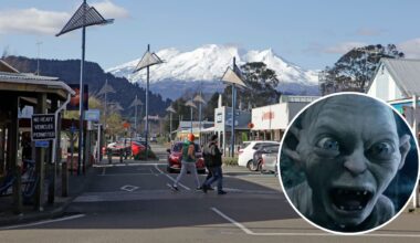 Lord of the Rings: The Hunt for Gollum cast and crew spotted filming in Ruapehu