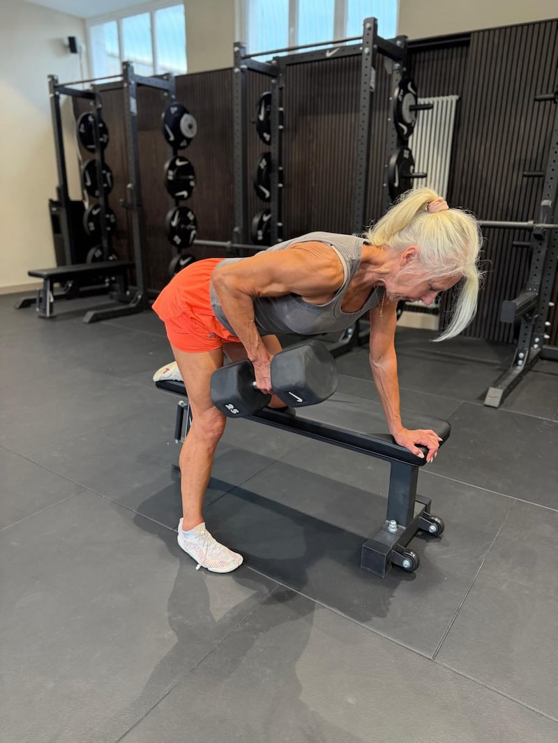 Caroline Rice working out at Studio 22 in Dún Laoghaire

