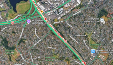 Auckland’s Northern Motorway back open after crash, three injured