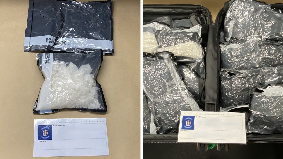 British man arrested after allegedly punching Customs officers during botched Auckland Airport meth smuggling bid