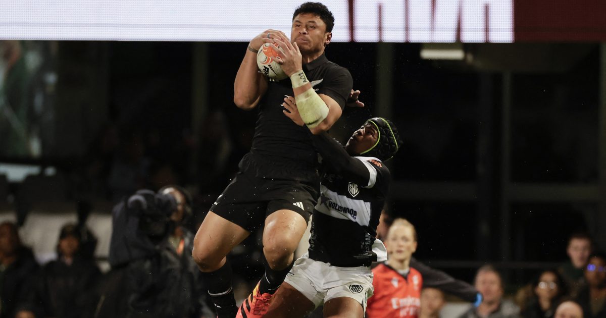 'Tough one': All Blacks winger dissects what's behind high-ball struggles