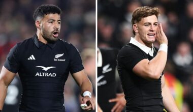 All Blacks vs South Africa: Dave Rennie’s message to Ruben Love as Richie Mo’unga picked for tour finale