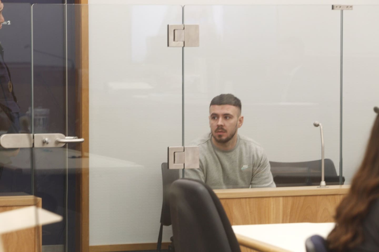 Reece Salmon appeared in the Wellington District Court in May 2025 for sentencing on defrauding multiple elderly victims. Photo / Melissa Nightingale