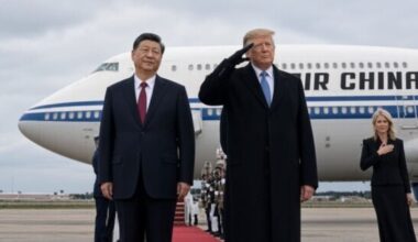 Is Trump doctoring his pics? Xi airport photo carries signs of AI touch-ups