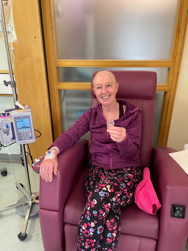 Trish Gordon received chemotherapy in 2014 after her diagnosis