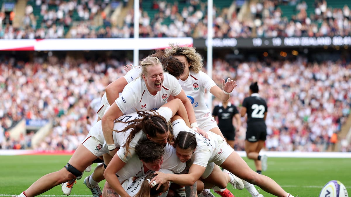 Black Ferns v England: Whitney Hansen’s side beaten by late intercept in Twickenham test