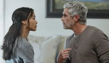 Zoe Saldana and Dave Annable in Lioness Season 3