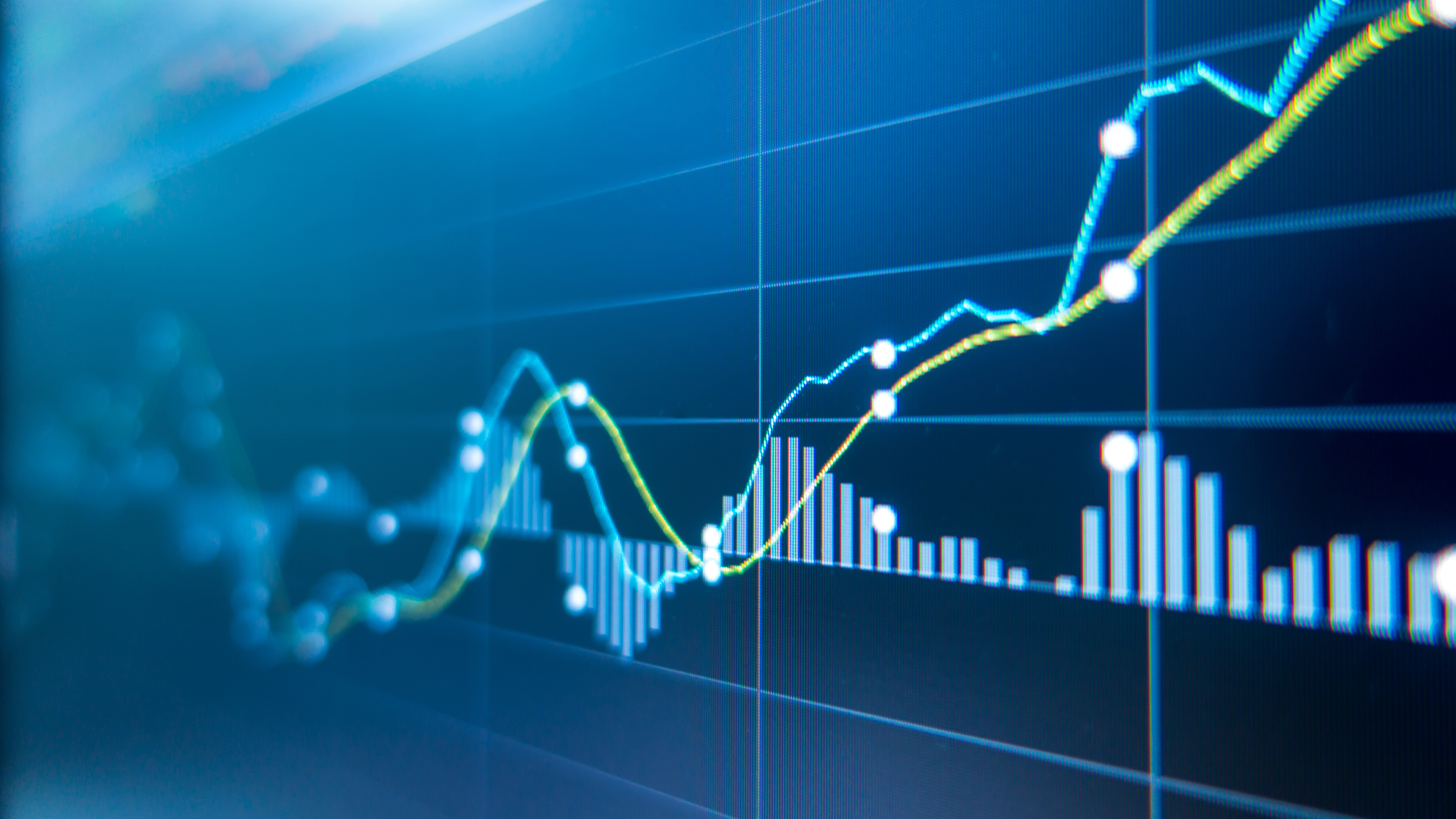 Stock exchange market graph analysis background; Shutterstock ID 747103051; purchase_order: -; job: -; client: -; other: