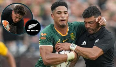 All Blacks player ratings v Springboks: Richie Mo'unga 'mixed' but bench 'demolished'