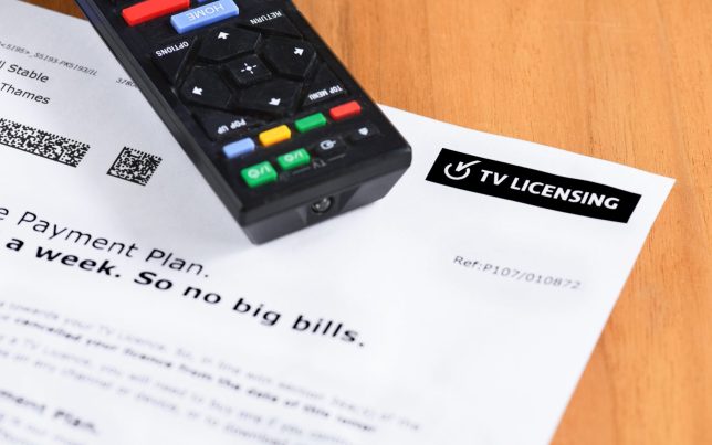 MORDEN, ENGLAND - JUNE 24: In this photo illustration a TV Licence application form is displayed on June 24, 2025 in Morden, England. (Photo by Peter Dazeley/Getty Images)