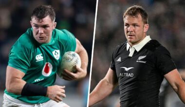 ‘A s*** Richie McCaw’: Peter O’Mahony on Sam Cane sledge, being blocked from All Blacks dressing room