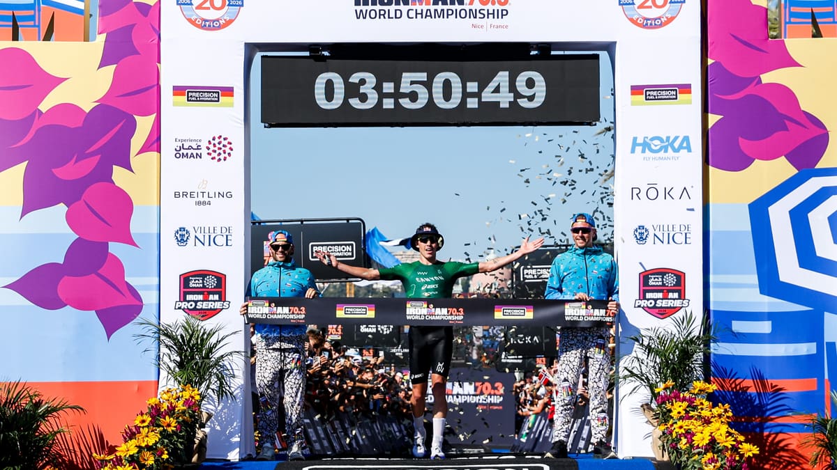 Hayden Wilde wins Ironman 70.3 World Championship in Nice